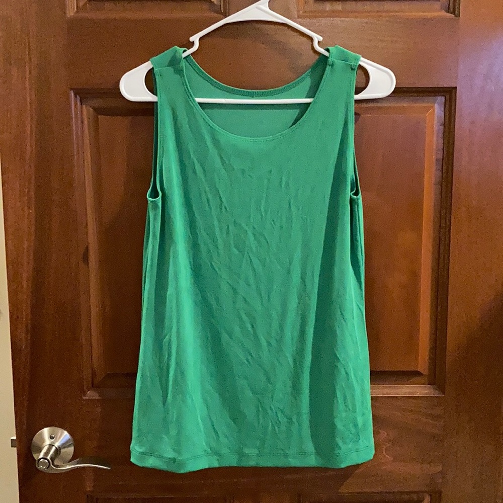 Green Chico’s tank top